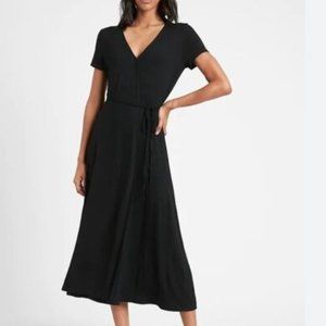 Banana Republic Soft Ponte Midi Dress